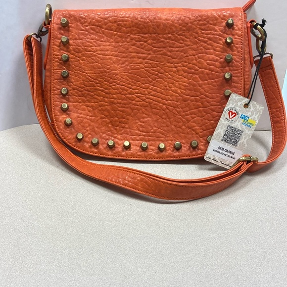 Urban Expressions Handbags - URBAN EXPRESSIONS STUDDED ORANGE PURSE❤️